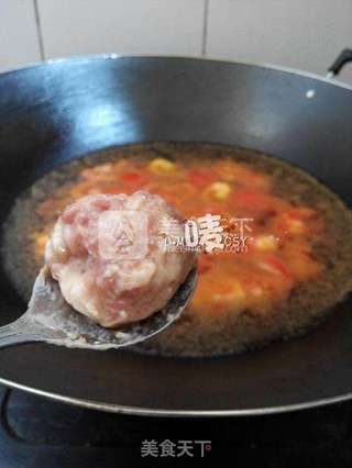 番茄鸡肉丸汤的做法