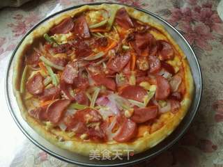 电饼铛菠萝披萨的做法