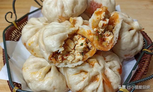 豆腐馅肉馅包子，美味与营养的完美融合