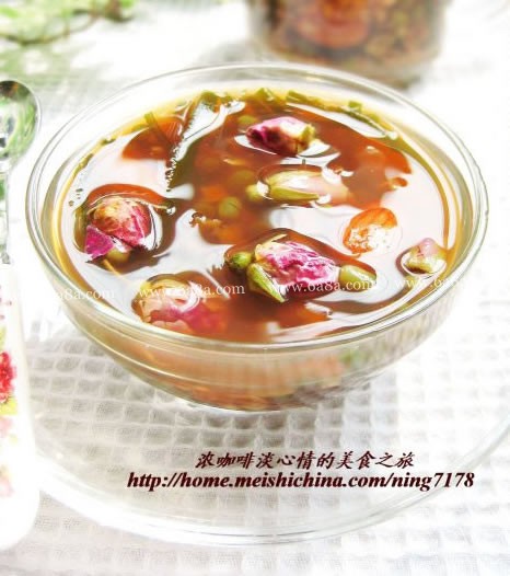 玫瑰鸡毛汤的做法