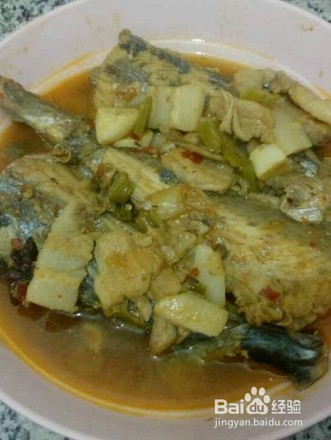 鲅鱼土豆豆腐炖，鲜美营养的海陆美食