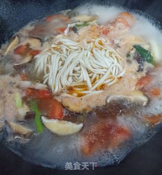 香菇鸡蛋面正宗做法大全