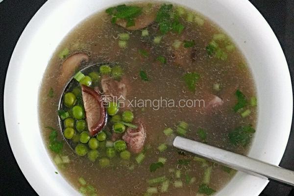 排骨耙碗豆汤的做法