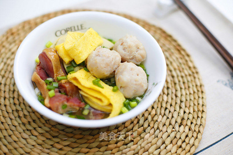 肉丸豆腐，家常美食中的营养佳品