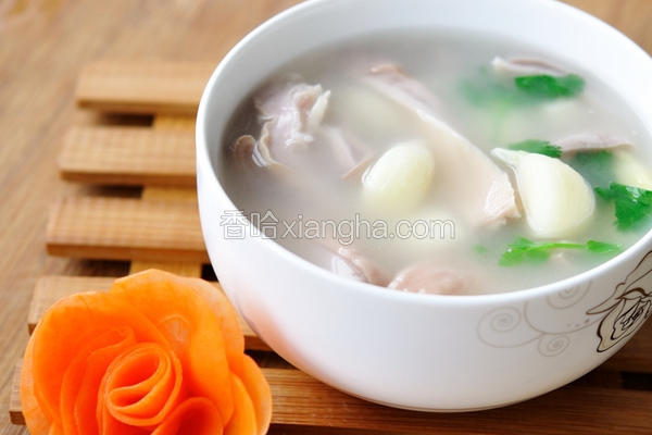猪肚做汤菌汤的做法
