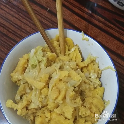 炒玉米饼子的家常做法