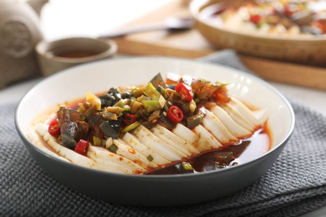 皮蛋豆腐的红油做法视频