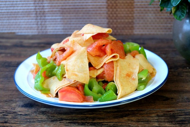 豆腐卜炒奶白菜，家常美味，营养满分