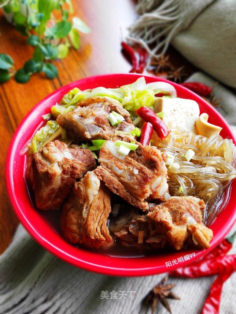 沙锅饨排骨的做法