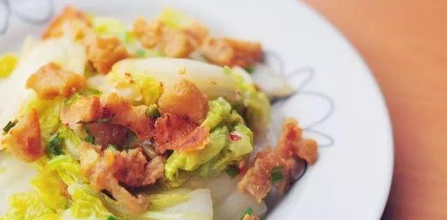 猪油渣炒泡豆腐的做法