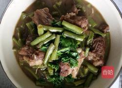 海参豆角炖排骨的做法