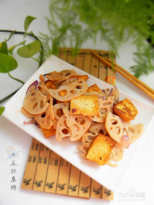 豆腐莲藕蒸肉饼，营养满分的家常美食