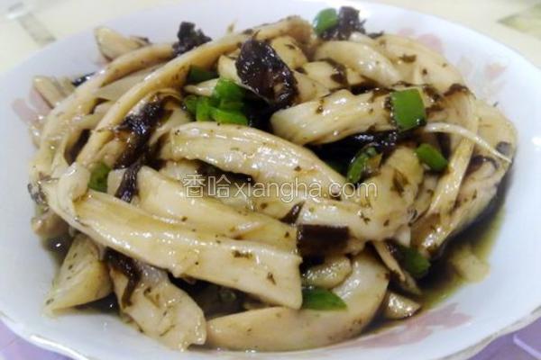 榄菜鸡蛋汤的做法