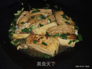 小葱焖干豆腐，家常美食的温馨诱惑