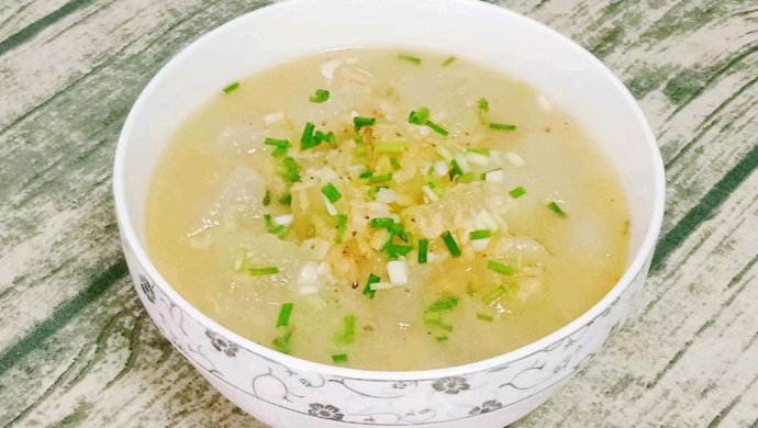 冬瓜鸡蛋虾皮汤的做法