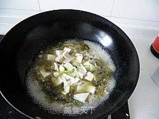 自制豆腐腌菜汤的做法