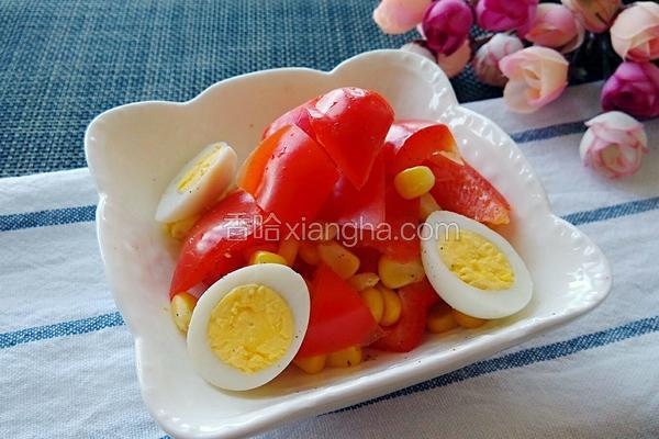 午餐玉米鸡蛋沙拉做法