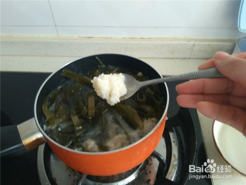 海带豆腐炖锅的做法
