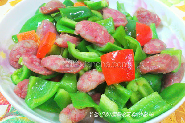 辣椒炒新鲜香肠做法