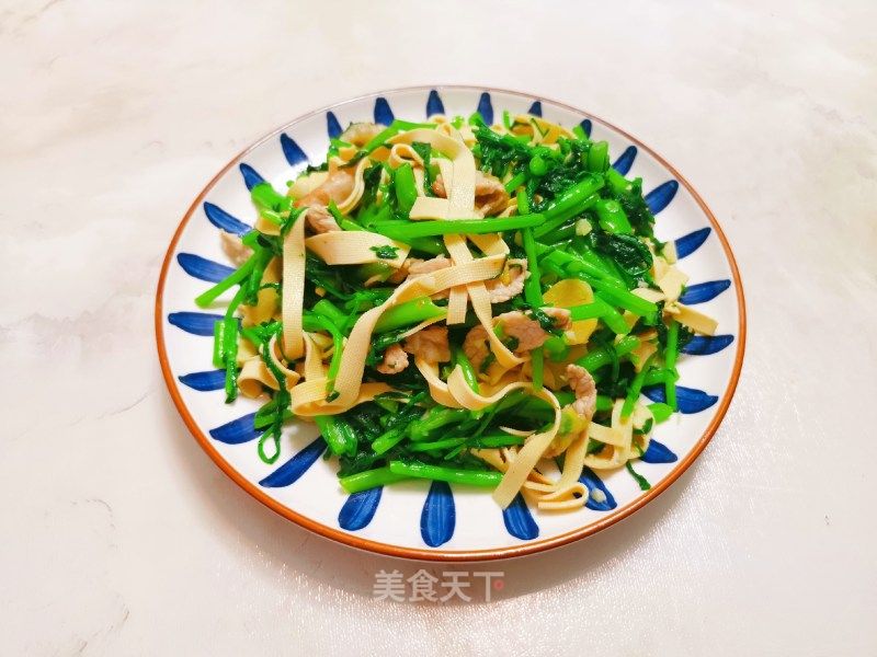 肉丝炒干豆腐丝的做法