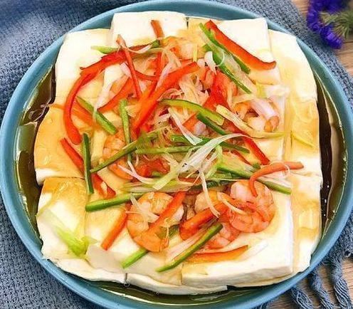 虾肉末煮豆腐的做法