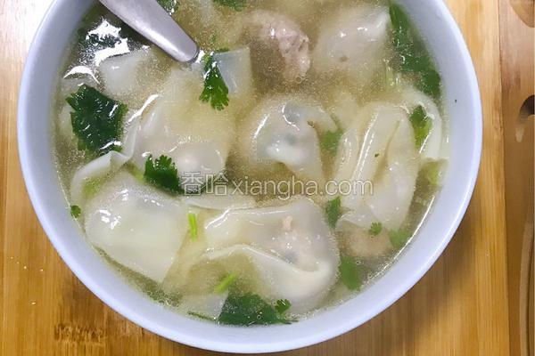 原汤馄饨的正宗做法
