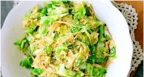 豆腐烧长包菜的家常做法