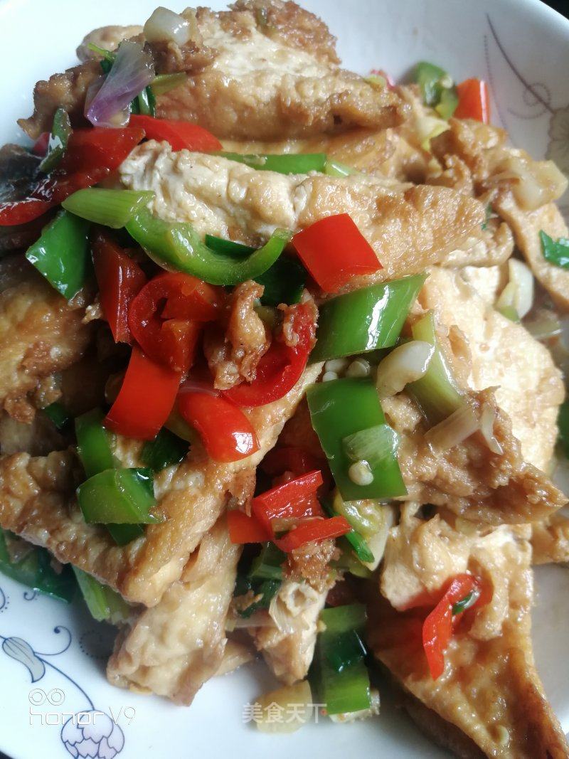 煎豆腐炒蒜苗的做法大全