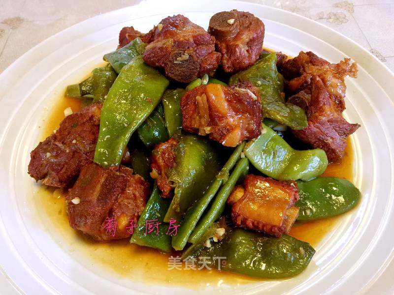 厨师教排骨炖豆角的做法