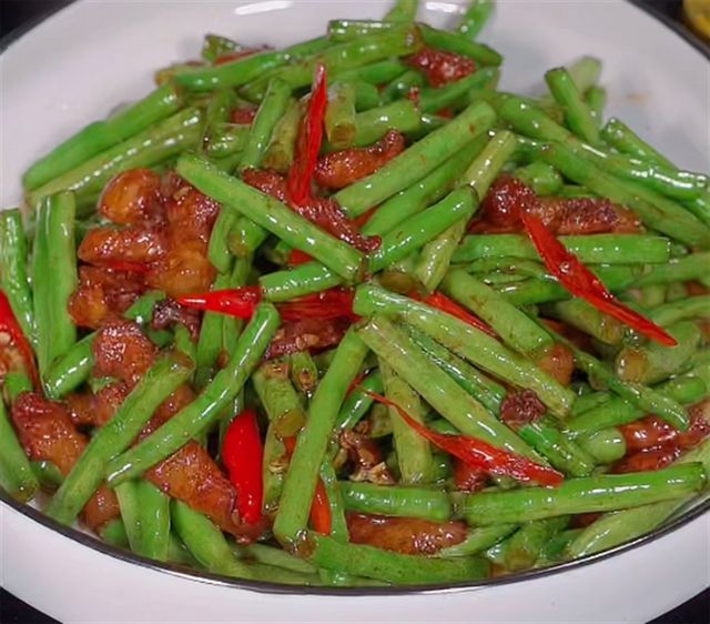 炒长豆角的做法