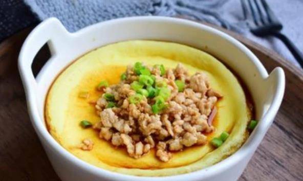 油茶豆腐鸡蛋，一道营养丰富的家常美食