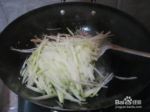 苤蓝肉丝做法