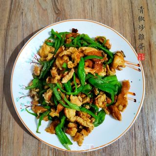 常州青椒炒鸡蛋做法