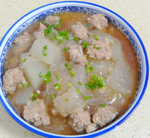土豆冬瓜丸子汤的做法