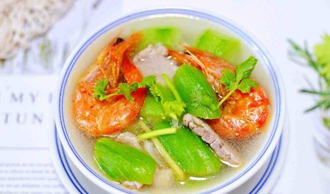 海虾丝瓜汤的做法大全