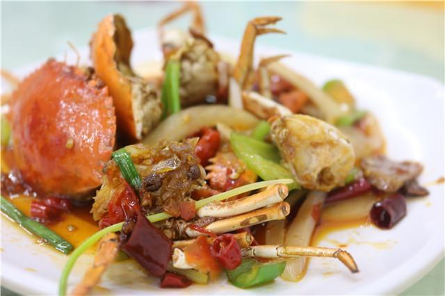 炒螃蟹烧豆腐，海鲜与豆制品的美味邂逅
