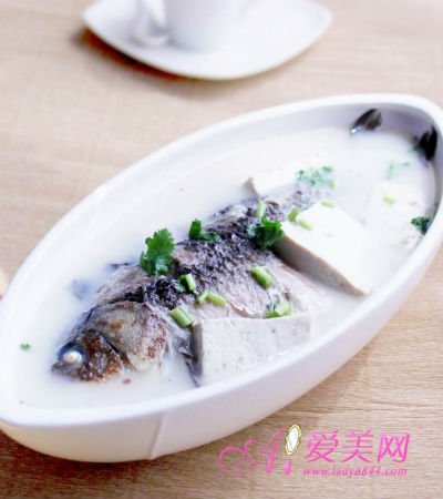 玫瑰鲫鱼豆腐，美容养颜的美食佳品