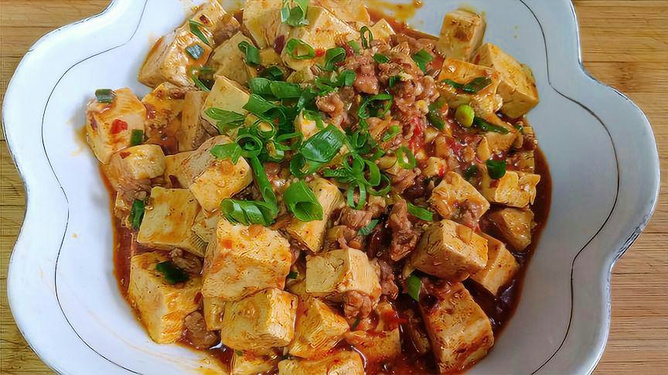 煎豆腐做麻婆豆腐的做法