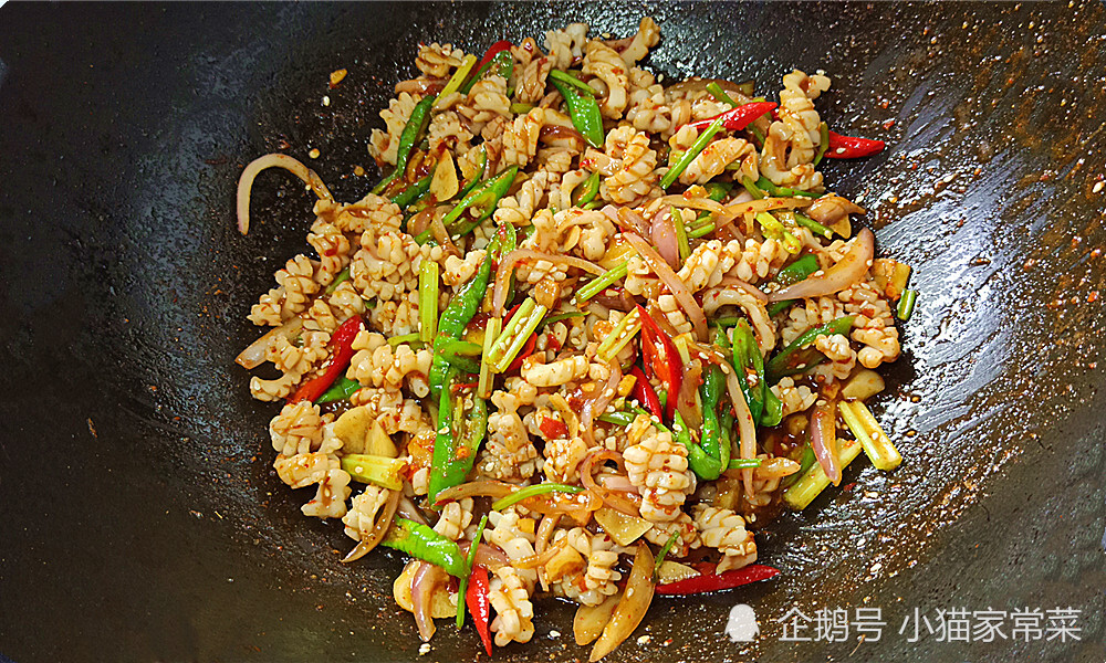 鱿鱼香辣虾的做法