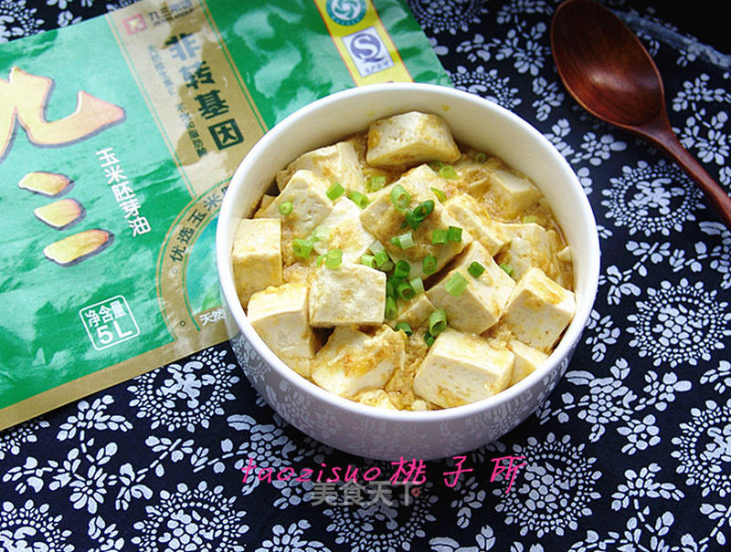 炒嫩豆腐蛋黄，家常美食的鲜美秘诀