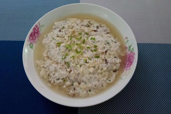 豆腐瘦肉做辅食的做法