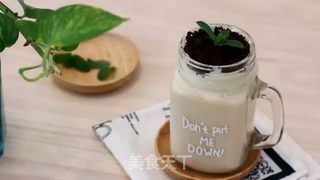 盆栽奶茶的做法