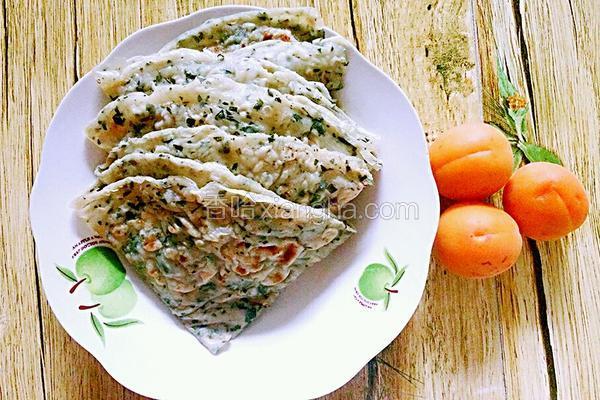 花椒煎鸡蛋饼做法