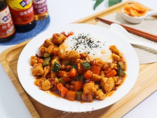 家常美食，熟鸡肉炖豆腐，鲜美滋补的双重盛宴