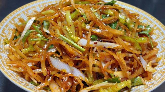 小炒排骨咸菜丝的做法大全